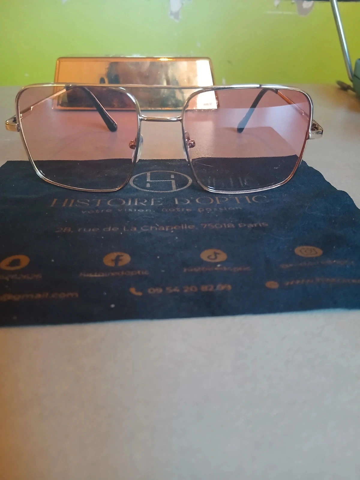 Óculos de Sol Luxo - Modelo CV2007 (Estilo 'Histoire d'Optic') – photo 4